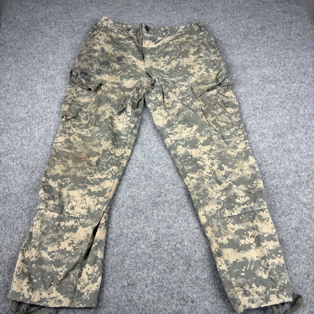 Army Combat Pants 34x30 Digital Camo Military Ripstop Tactical Cargo ACU Field